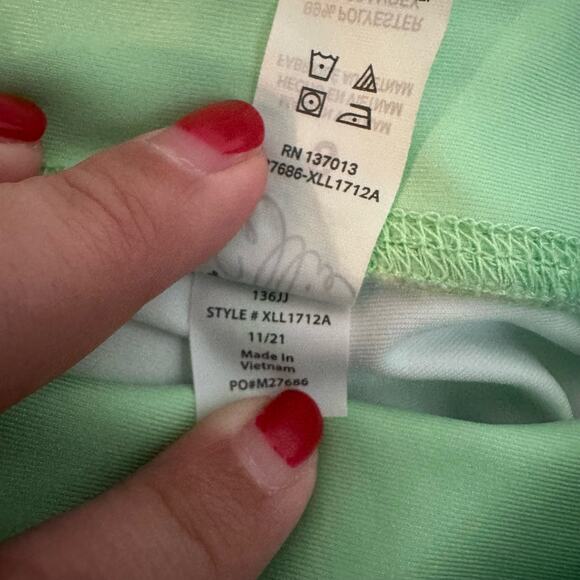 Ellie Green White Gradient Leggings and Sports Bra -2 Piece Set Size Small - Picture 6 of 14